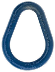 Campbell - Carbon Steel Pear Shape Sling Link - 3/8" Diameter, 1,600 Lb Load Limit - Eagle Tool & Supply