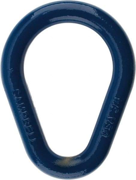 Campbell - Carbon Steel Pear Shape Sling Link - 3/4" Diameter, 6,000 Lb Load Limit - Eagle Tool & Supply