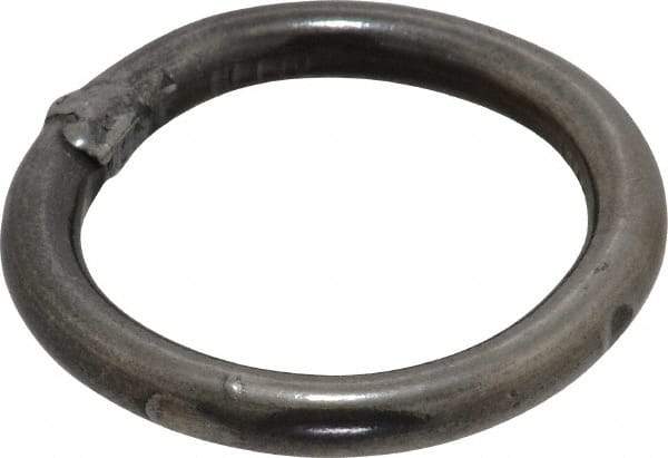 Campbell - 1/4 Inch Wire Size Welding Ring - 1-1/2 Inch Inside Diameter, 450 Lbs. Load Limit, Bright Finish - Eagle Tool & Supply