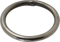 Campbell - 1/4 Inch Wire Size Welding Ring - 2 Inch Inside Diameter, 350 Lbs. Load Limit, Bright Finish - Eagle Tool & Supply