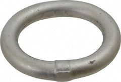 Campbell - 1/2 Inch Wire Size Welding Ring - 2-1/2 Inch Inside Diameter, 1,400 Lbs. Load Limit, Bright Finish - Eagle Tool & Supply