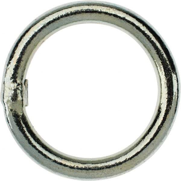 Campbell - 3/8 Inch Wire Size Welding Ring - 2 Inch Inside Diameter, 900 Lbs. Load Limit, Zinc Plated Finish - Eagle Tool & Supply