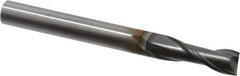 OSG - 1/4", 3/4" LOC, 1/4" Shank Diam, 2-1/2" OAL, 2 Flute, Solid Carbide Square End Mill - Single End, Diamond Finish, Spiral Flute, 30° Helix, Centercutting, Right Hand Cut, Right Hand Flute, Series 7020 - Eagle Tool & Supply