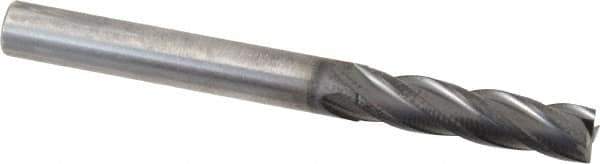 OSG - 3/16", 3/4" LOC, 3/16" Shank Diam, 2" OAL, 4 Flute, Solid Carbide Square End Mill - Single End, Diamond Finish, Spiral Flute, 30° Helix, Centercutting, Right Hand Cut, Right Hand Flute, Series 7040 - Eagle Tool & Supply