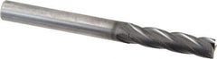 OSG - 3/16", 3/4" LOC, 3/16" Shank Diam, 2" OAL, 4 Flute, Solid Carbide Square End Mill - Single End, Diamond Finish, Spiral Flute, 30° Helix, Centercutting, Right Hand Cut, Right Hand Flute, Series 7040 - Eagle Tool & Supply