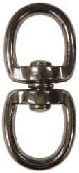 Value Collection - 3-3/8" Long Oval Deluxe Swivel Eye Bolt Snap - Zinc Alloy with 5/16" Snap Opening - Eagle Tool & Supply