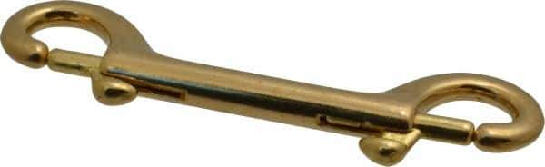 Value Collection - 4-3/4" Long Double End Bolt Snap - Solid Brass with 5/16" Snap Opening - Eagle Tool & Supply