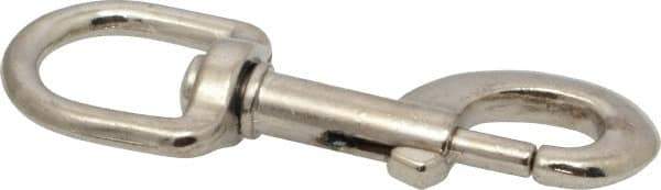 Value Collection - 3-9/16" Long Oval Swivel Eye Bolt Snap - Zinc Alloy with 5/16" Snap Opening - Eagle Tool & Supply