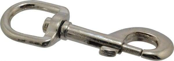 Value Collection - 4" Long Oval Swivel Eye Bolt Snap - Zinc Alloy with 7/16" Snap Opening - Eagle Tool & Supply