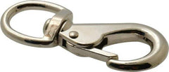 Value Collection - 3-5/16" Long Swivel Eye Boat Snap - Zinc Alloy with 1/2" Snap Opening - Eagle Tool & Supply