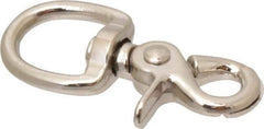 Value Collection - 2-5/8" Long Swivel Eye Trigger Snap - Zinc Alloy with 3/8" Snap Opening - Eagle Tool & Supply