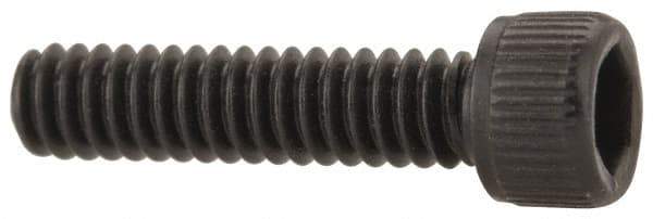 Unbrako - #2-56 UNC Hex Socket Drive, Socket Cap Screw - Alloy Steel, Black Oxide Finish, 3/8" Length Under Head - Eagle Tool & Supply