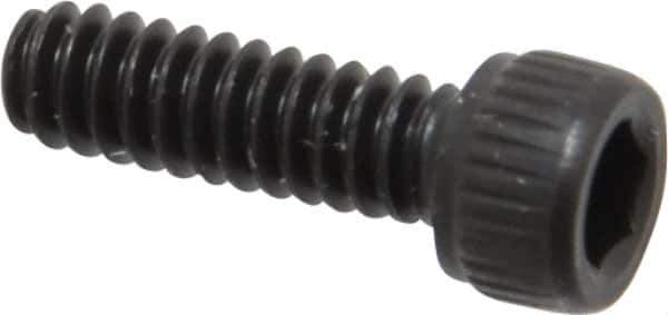 Unbrako - #4-40 UNC Hex Socket Drive, Socket Cap Screw - Alloy Steel, Black Oxide Finish, 3/8" Length Under Head - Eagle Tool & Supply