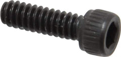 Unbrako - #4-40 UNC Hex Socket Drive, Socket Cap Screw - Alloy Steel, Black Oxide Finish, 3/8" Length Under Head - Eagle Tool & Supply