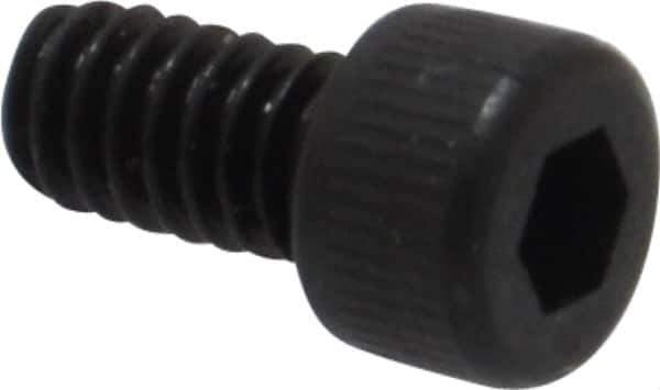 Unbrako - #5-40 UNC Hex Socket Drive, Socket Cap Screw - Alloy Steel, Black Oxide Finish, 1/4" Length Under Head - Eagle Tool & Supply