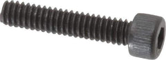 Unbrako - #5-40 UNC Hex Socket Drive, Socket Cap Screw - Alloy Steel, Black Oxide Finish, 5/8" Length Under Head - Eagle Tool & Supply