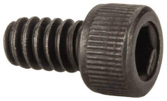 Unbrako - #6-32 UNC Hex Socket Drive, Socket Cap Screw - Alloy Steel, Black Oxide Finish, 1/4" Length Under Head - Eagle Tool & Supply