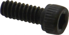 Unbrako - #6-32 UNC Hex Socket Drive, Socket Cap Screw - Alloy Steel, Black Oxide Finish, 3/8" Length Under Head - Eagle Tool & Supply