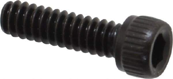 Unbrako - #6-32 UNC Hex Socket Drive, Socket Cap Screw - Alloy Steel, Black Oxide Finish, 1/2" Length Under Head - Eagle Tool & Supply