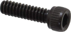 Unbrako - #6-32 UNC Hex Socket Drive, Socket Cap Screw - Alloy Steel, Black Oxide Finish, 1/2" Length Under Head - Eagle Tool & Supply