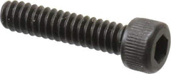 Unbrako - #6-32 UNC Hex Socket Drive, Socket Cap Screw - Alloy Steel, Black Oxide Finish, 5/8" Length Under Head - Eagle Tool & Supply