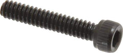 Unbrako - #6-32 UNC Hex Socket Drive, Socket Cap Screw - Alloy Steel, Black Oxide Finish, 3/4" Length Under Head - Eagle Tool & Supply