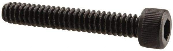 Unbrako - #6-32 UNC Hex Socket Drive, Socket Cap Screw - Alloy Steel, Black Oxide Finish, 7/8" Length Under Head - Eagle Tool & Supply