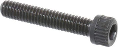 Unbrako - #6-40 UNF Hex Socket Drive, Socket Cap Screw - Alloy Steel, Black Oxide Finish, 3/4" Length Under Head - Eagle Tool & Supply