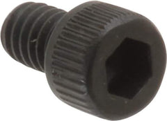 Unbrako - #8-32 UNC Hex Socket Drive, Socket Cap Screw - Alloy Steel, Black Oxide Finish, 1/4" Length Under Head - Eagle Tool & Supply