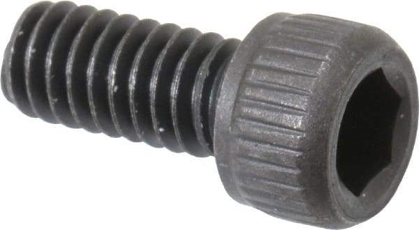 Unbrako - #8-32 UNC Hex Socket Drive, Socket Cap Screw - Alloy Steel, Black Oxide Finish, 3/8" Length Under Head - Eagle Tool & Supply