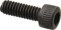 Unbrako - #8-32 UNC Hex Socket Drive, Socket Cap Screw - Alloy Steel, Black Oxide Finish, 1/2" Length Under Head - Eagle Tool & Supply