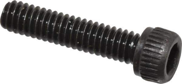 Unbrako - #8-32 UNC Hex Socket Drive, Socket Cap Screw - Alloy Steel, Black Oxide Finish, 3/4" Length Under Head - Eagle Tool & Supply