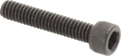 Unbrako - #8-32 UNC Hex Socket Drive, Socket Cap Screw - Alloy Steel, Black Oxide Finish, 7/8" Length Under Head - Eagle Tool & Supply
