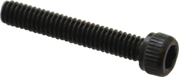 Unbrako - #8-32 UNC Hex Socket Drive, Socket Cap Screw - Alloy Steel, Black Oxide Finish, 1" Length Under Head - Eagle Tool & Supply