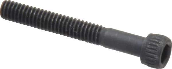 Unbrako - #8-32 UNC Hex Socket Drive, Socket Cap Screw - Alloy Steel, Black Oxide Finish, 1-1/4" Length Under Head - Eagle Tool & Supply