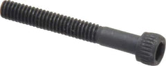 Unbrako - #8-32 UNC Hex Socket Drive, Socket Cap Screw - Alloy Steel, Black Oxide Finish, 1-1/4" Length Under Head - Eagle Tool & Supply