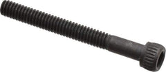 Unbrako - #8-32 UNC Hex Socket Drive, Socket Cap Screw - Alloy Steel, Black Oxide Finish, 1-1/2" Length Under Head - Eagle Tool & Supply