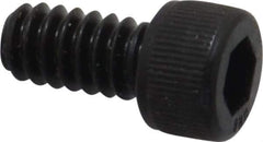 Unbrako - #10-24 UNC Hex Socket Drive, Socket Cap Screw - Alloy Steel, Black Oxide Finish, 3/8" Length Under Head - Eagle Tool & Supply