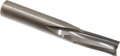 Onsrud - 1/2" Cutting Diam x 1-1/8" Length of Cut, 3 Flute, Downcut Spiral Router Bit - Uncoated, Right Hand Cut, Solid Carbide, 3-1/2" OAL x 1/2" Shank Diam, Three Edge, 10° Helix Angle - Eagle Tool & Supply