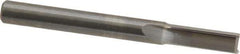 Onsrud - 1/4" Diam, 1/4" Shank Diam, 3/4" Length of Cut, 2 Flute Double Edge Straight Router Bit - 2-1/2" Overall Length, Right Hand Cut, Solid Carbide - Eagle Tool & Supply