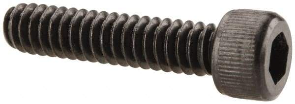 Unbrako - #10-24 UNC Hex Socket Drive, Socket Cap Screw - Alloy Steel, Black Oxide Finish, 7/8" Length Under Head - Eagle Tool & Supply
