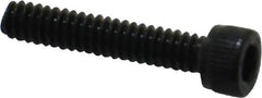 Unbrako - #10-24 UNC Hex Socket Drive, Socket Cap Screw - Alloy Steel, Black Oxide Finish, 1" Length Under Head - Eagle Tool & Supply