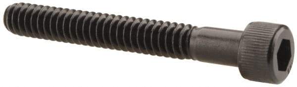 Unbrako - #10-24 UNC Hex Socket Drive, Socket Cap Screw - Alloy Steel, Black Oxide Finish, 1-1/2" Length Under Head - Eagle Tool & Supply