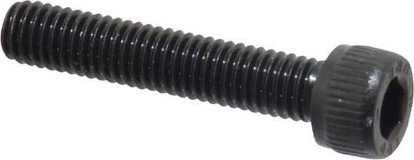 Unbrako - #10-32 UNF Hex Socket Drive, Socket Cap Screw - Alloy Steel, Black Oxide Finish, 1" Length Under Head - Eagle Tool & Supply