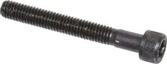 Unbrako - #10-32 UNF Hex Socket Drive, Socket Cap Screw - Alloy Steel, Black Oxide Finish, 1-1/2" Length Under Head - Eagle Tool & Supply