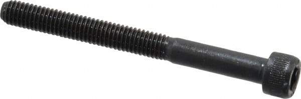 Unbrako - #10-32 UNF Hex Socket Drive, Socket Cap Screw - Alloy Steel, Black Oxide Finish, 2" Length Under Head - Eagle Tool & Supply