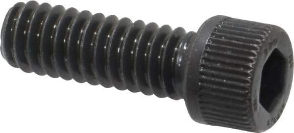 Unbrako - 1/4-20 UNC Hex Socket Drive, Socket Cap Screw - Alloy Steel, Black Oxide Finish, 3/4" Length Under Head - Eagle Tool & Supply