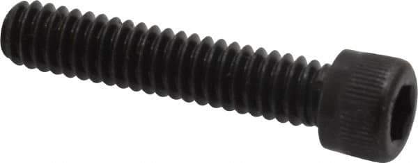 Unbrako - 1/4-20 UNC Hex Socket Drive, Socket Cap Screw - Alloy Steel, Black Oxide Finish, 1-1/4" Length Under Head - Eagle Tool & Supply
