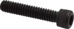 Unbrako - 1/4-20 UNC Hex Socket Drive, Socket Cap Screw - Alloy Steel, Black Oxide Finish, 1-1/4" Length Under Head - Eagle Tool & Supply