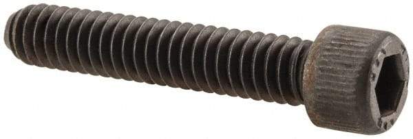 Unbrako - 1/4-20 UNC Hex Socket Drive, Socket Cap Screw - Alloy Steel, Black Oxide Finish, 1-3/8" Length Under Head - Eagle Tool & Supply